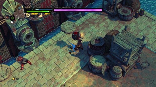 Rzucaj bomby w stronę okrętu, aby powoli go niszczyć. - Zatoka Peliasa | Kampania w Sacred 3 - Sacred 3 - poradnik do gry