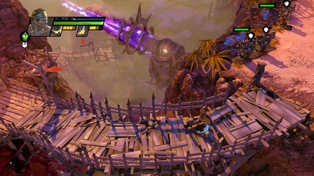 Kilka celnych ciosów i antena runie w przepaść. - Twierdza Palambron | Kampania w Sacred 3 - Sacred 3 - poradnik do gry