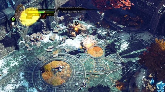 Obrona muru sprowadza się do przetrwania kilku ataków. - Sanktuarium Icecreek | Kampania w Sacred 3 - Sacred 3 - poradnik do gry