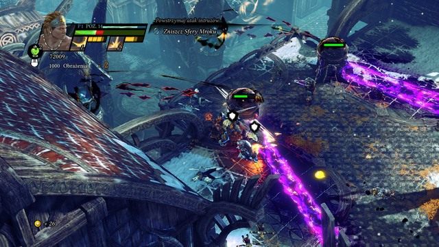 Dojdziesz do miejsca ukazanego na screenie - Sanktuarium Icecreek | Kampania w Sacred 3 - Sacred 3 - poradnik do gry