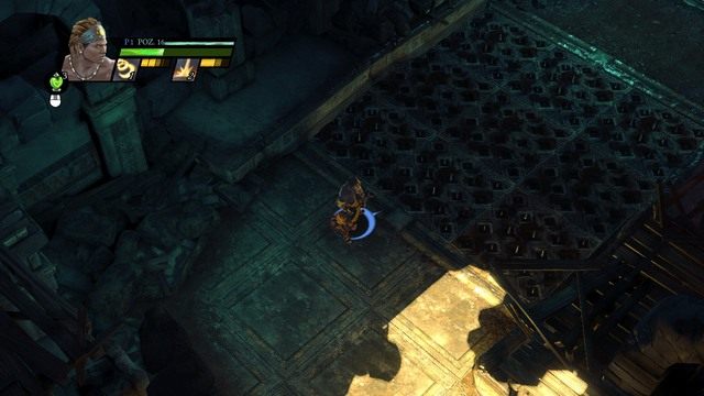 Mechanizm pojawiania się kolcy jest bardzo prosty - albo bezpieczne są oba boki, albo środek. - Forteca Enigmara | Kampania w Sacred 3 - Sacred 3 - poradnik do gry