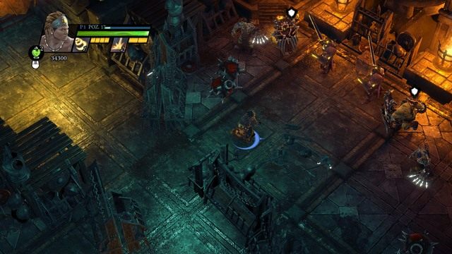 Dobrze jest trochę się wycofać i zaatakować wrogów w wąskim przejściu. - Forteca Enigmara | Kampania w Sacred 3 - Sacred 3 - poradnik do gry