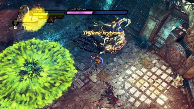 Bestia leży i kwiczy - świetny moment na dobicie jej. - Forteca Enigmara | Kampania w Sacred 3 - Sacred 3 - poradnik do gry