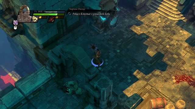 Na dziedzińcu zaatakuje Cię sporo słabszych potworów, a za barykadą znajdziesz skrzynię skarbów - Zhurag | Kampania w Sacred 3 - Sacred 3 - poradnik do gry