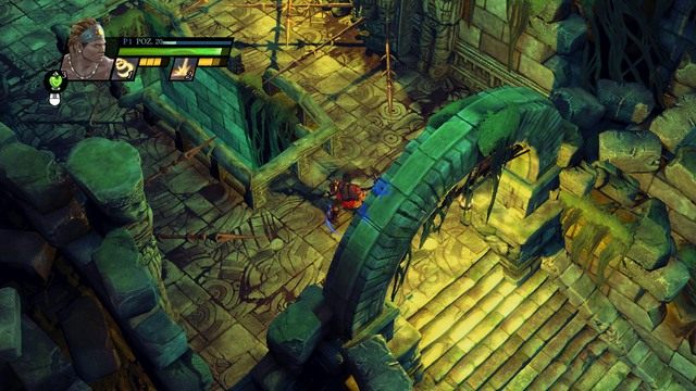 Szybko przebiegnij wzdłuż ściany w momencie, gdy kolce schowają się w ścianie. - Ruiny Azabrak | Kampania w Sacred 3 - Sacred 3 - poradnik do gry