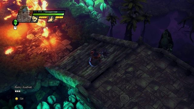 Burze meteorytów są bardzo groźne - z rozpędu nie wejdź w tą pierwszą. - Ruiny Azabrak | Kampania w Sacred 3 - Sacred 3 - poradnik do gry