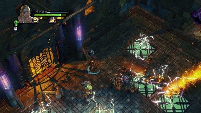 Porażenie prądem skutkuje utratą wielu punktów życia. - Szara zasłona | Kampania w Sacred 3 - Sacred 3 - poradnik do gry