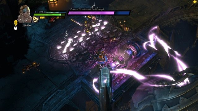 Ładunek elektryczny przesuwa się według pewnego schematu. - Szara zasłona | Kampania w Sacred 3 - Sacred 3 - poradnik do gry