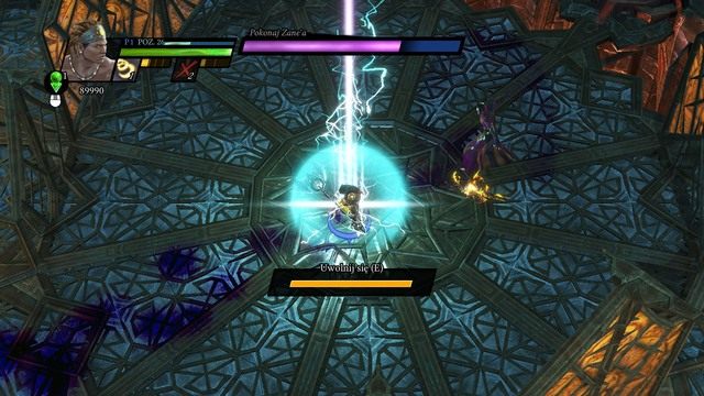 Uwolnienie się z pułapki nie jest trudne - trzeba tylko katować klawisz interakcji. - Asghar | Kampania w Sacred 3 - Sacred 3 - poradnik do gry