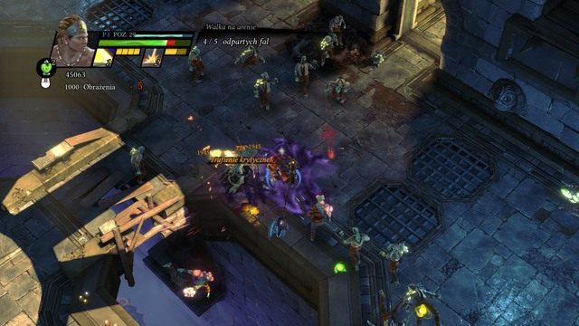 Mnogość przeciwników zapewnia krwawą zabawę. - Walka na arenie | Zadania poboczne w Sacred 3 - Sacred 3 - poradnik do gry