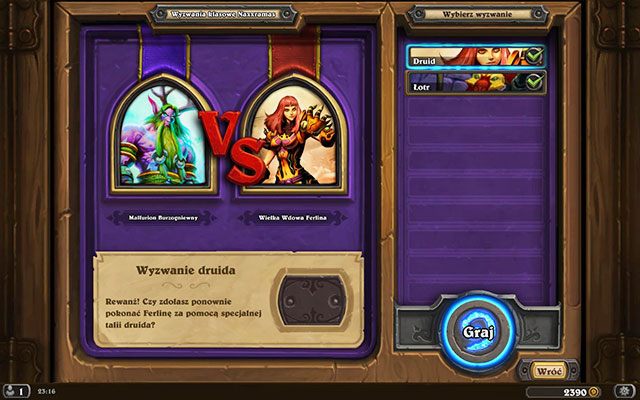 Pierwsze dwa wyzwania - Wyzwania klasowe | Rewir Arachnidów | Hearthstone Klątwa Naxxramas - Hearthstone: Klątwa Naxxramas - poradnik do gry