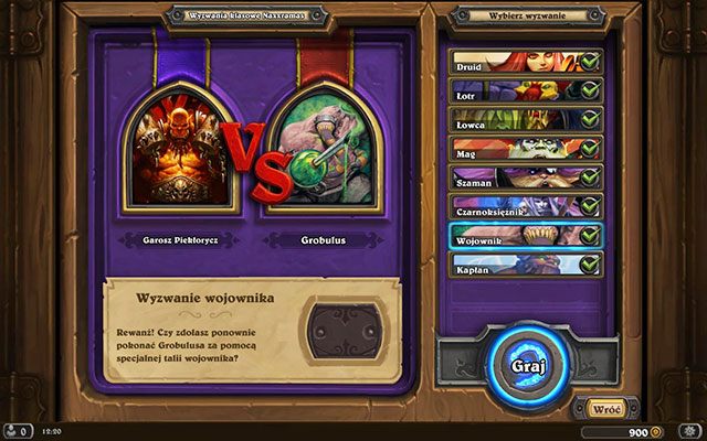 Wyzwania wojownika i kapłana - Wyzwania klasowe | Rewir Konstruktów | Hearthstone Klątwa Naxxramas - Hearthstone: Klątwa Naxxramas - poradnik do gry