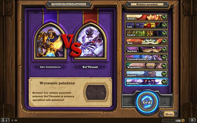 Lista jest pełna - Wyzwania klasowe | Leże Żmija Mrozu | Hearthstone Klątwa Naxxramas - Hearthstone: Klątwa Naxxramas - poradnik do gry
