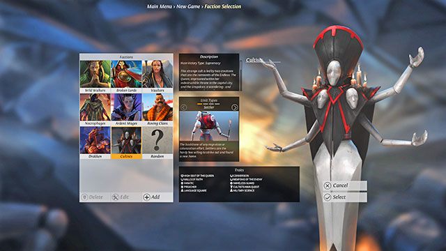 Królowa Kultu. - Kultyści/Cultists | Grywalne nacje w Endless Legend - Endless Legend - poradnik do gry