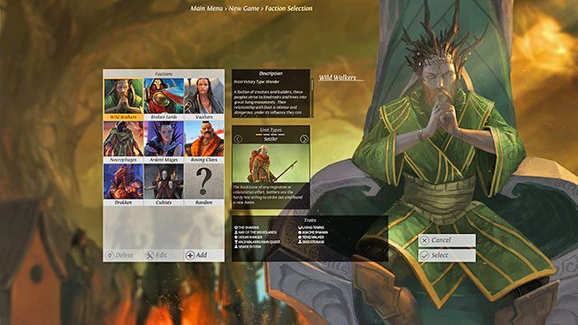 Władcy lasów. - Dzikołazy/Wild Walkers | Grywalne nacje w Endless Legend - Endless Legend - poradnik do gry