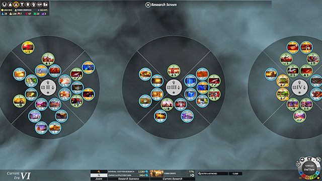 Ekran badań naukowych. - Badania naukowe | Zarządzanie imperium w Endless Legend - Endless Legend - poradnik do gry