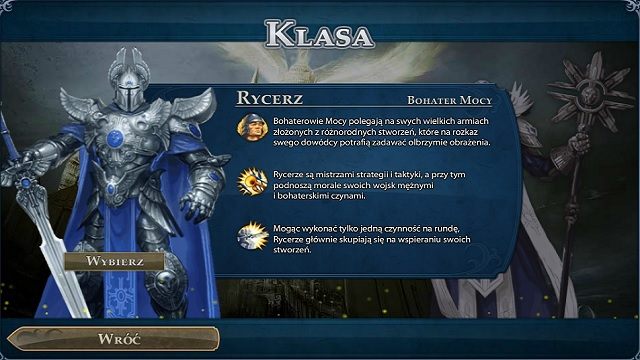 Rycerz - bohater mocy. - 2. Kreacja postaci | Might and Magic Heroes Online - Might & Magic: Heroes Online w 10 prostych krokach