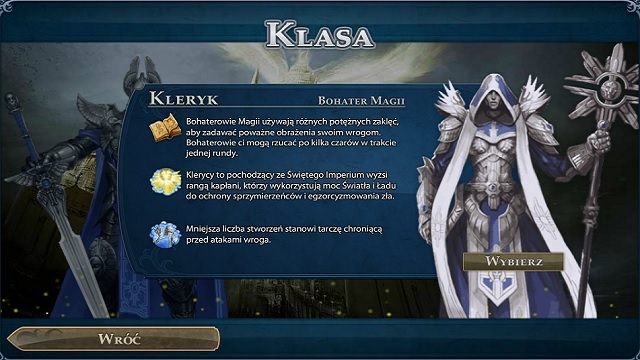Kleryk - bohater magii. - 2. Kreacja postaci | Might and Magic Heroes Online - Might & Magic: Heroes Online w 10 prostych krokach