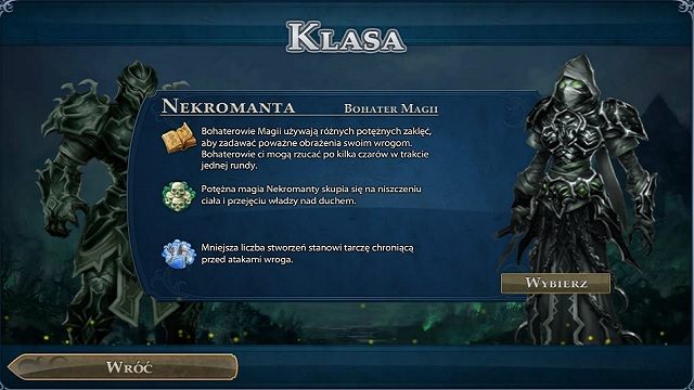 Nekromanta - bohater magii. - 2. Kreacja postaci | Might and Magic Heroes Online - Might & Magic: Heroes Online w 10 prostych krokach