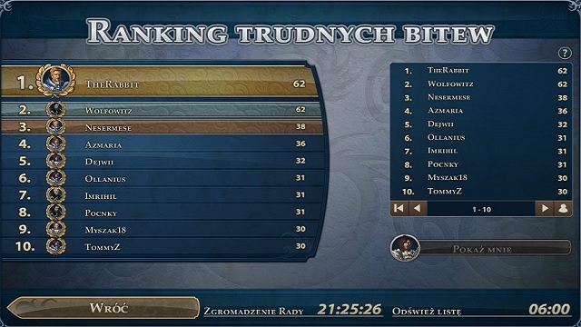 Kto cało wybrnął z ciężkich batalii? - 5. Rankingi i osiągnięcia | Might and Magic Heroes Online - Might & Magic: Heroes Online w 10 prostych krokach