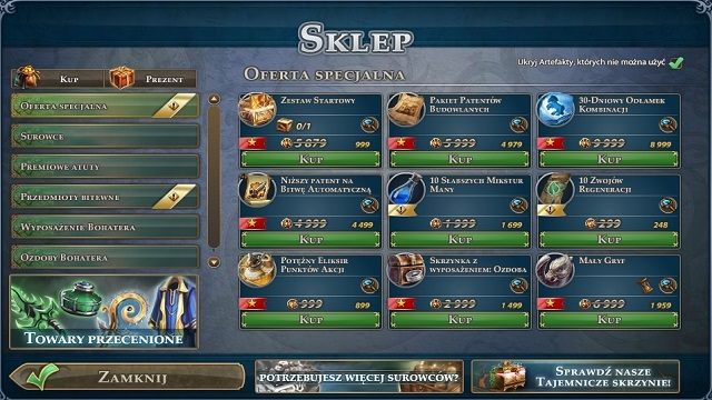 Wyprzedaże! - 10. Mikropłatności | Might and Magic Heroes Online - Might & Magic: Heroes Online w 10 prostych krokach