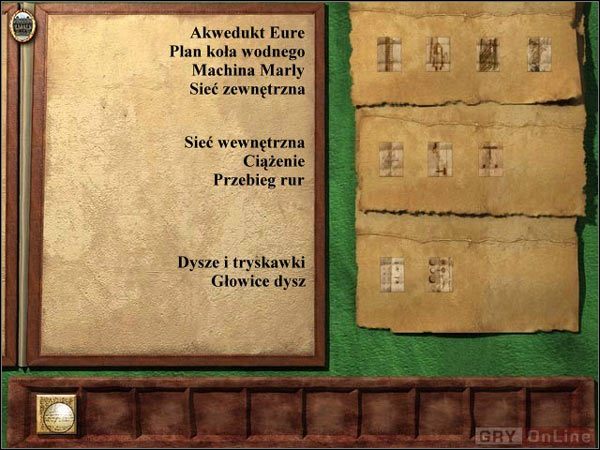 Zasadniczo dopuszczalne są nawet znaczne odstępstwa od tego porządku, gdyż najważniejsze jest, aby w jednej grupie znalazły się plany dotyczące tego samego poziomu - Część 2 | Opis przejścia | Wersal 2 Testament Króla - Wersal 2: Testament Króla - poradnik do gry