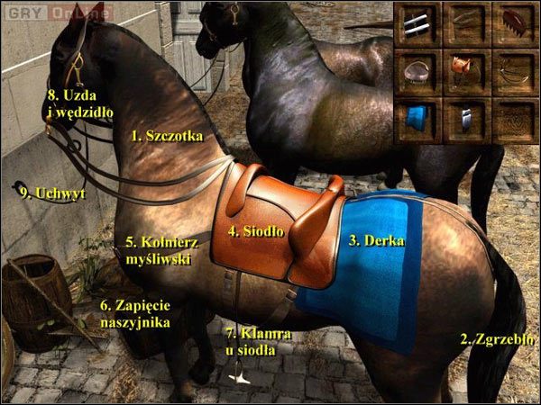 Na koniec postaraj się kliknąć w metalowy uchwyt w ścianie, do którego uwiązany jest koń - Część 6 | Opis przejścia | Wersal 2 Testament Króla - Wersal 2: Testament Króla - poradnik do gry