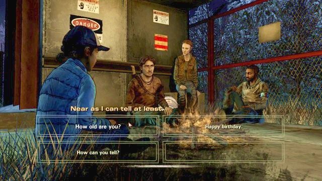 Ciepło ogniska w mroźną noc - Rozdział 3 - A Calm Quiet Night | Epizod 5 - No Going Back - The Walking Dead - Season Two - poradnik do gry