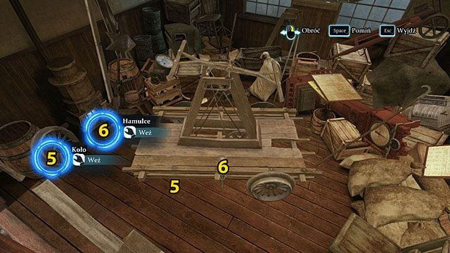 Obróć drezynę, by widoczna była jej druga strona - Przeprowadź eksperyment z fałszywym pociągiem - Zagadka na torach - Sherlock Holmes: Zbrodnia i kara - poradnik do gry