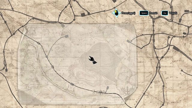 Teraz musisz posiadaną niedużą mapkę nałożyć na mapę z walizy tak, by rysunki na nich się pokrywały - Przeprowadź eksperyment z fałszywym pociągiem - Zagadka na torach - Sherlock Holmes: Zbrodnia i kara - poradnik do gry