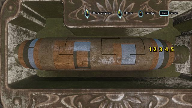 Przełącz się (1 klik) na walec nr 3 - Zbadaj tory przy rozjeździe oraz kopalnie - Zagadka na torach - Sherlock Holmes: Zbrodnia i kara - poradnik do gry