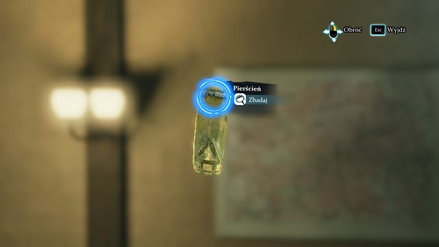 Srebrne łączenie na pierścieniu. - Przeszukaj osobiste rzeczy podejrzanych i ofiary - Krwawa łaźnia - Sherlock Holmes: Zbrodnia i kara - poradnik do gry