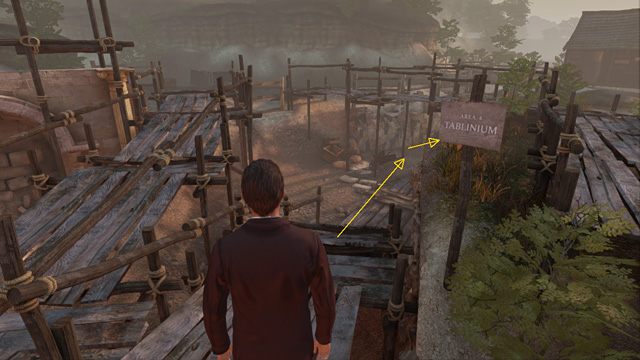 Opuść domek i maszeruj wzdłuż torów po prawej, po czym wejdź na pierwszy z dwu drewnianych pomostów po lewej - Przeszukaj teren wykopalisk - Krwawa łaźnia - Sherlock Holmes: Zbrodnia i kara - poradnik do gry