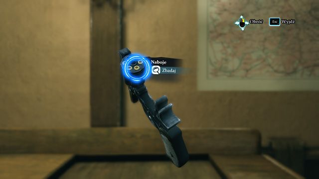 Naboje w bębenku pistoletu, z którego strzelano. - Przesłuchaj Leightona i przejrzyj jego rzeczy osobiste - Spacer po Half Moon Street - Sherlock Holmes: Zbrodnia i kara - poradnik do gry