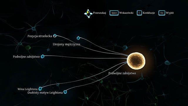 Przy założeniu pozycji strzeleckiej w tym momencie możesz już zakończyć sprawę (niekoniecznie prawidłowym wnioskiem). - Przesłuchaj Leightona i przejrzyj jego rzeczy osobiste - Spacer po Half Moon Street - Sherlock Holmes: Zbrodnia i kara - poradnik do gry