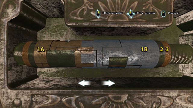 Przełącz się (1 klik) na prawy krótki walec (1B) - Włam się do sejfu w posiadłości w Notting Hill - Spacer po Half Moon Street - Sherlock Holmes: Zbrodnia i kara - poradnik do gry