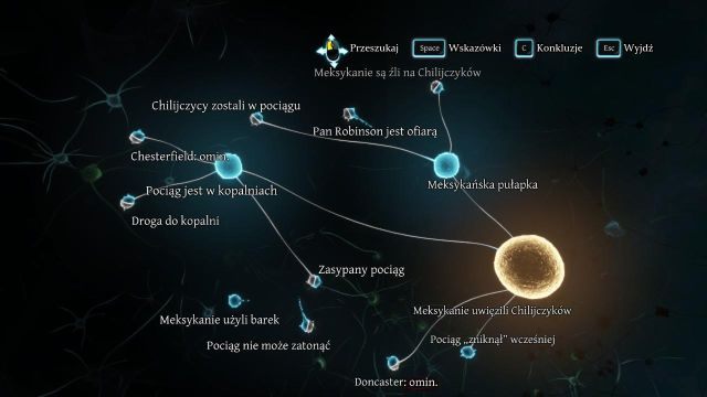 Wymagane założenia - Pozostałe dedukcje (błędne) - Zagadka na torach - Sherlock Holmes: Zbrodnia i kara - poradnik do gry