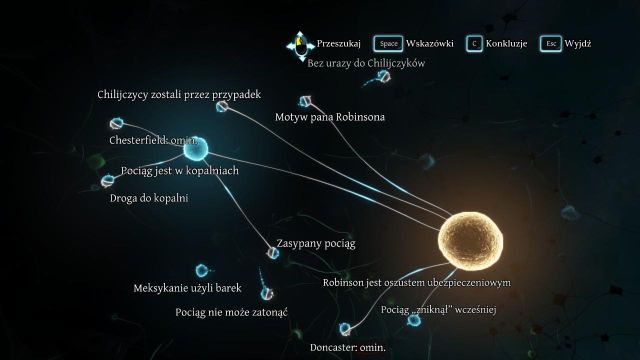 Wymagane założenia - Pozostałe dedukcje (błędne) - Zagadka na torach - Sherlock Holmes: Zbrodnia i kara - poradnik do gry