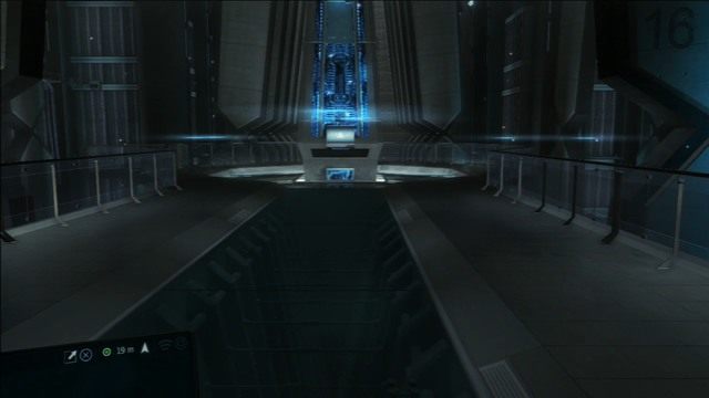 Na lewo od komputera znajduje się winda prowadząca na dół. - Niekompletne wspomnienie 3 | Sekwencja 6 | Solucja Assassins Creed Rogue - Assassins Creed: Rogue - poradnik do gry