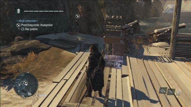 Musisz ostrożnie przyczaić sie na gołębia. - Przechwycenia Asasynów | Dodatkowe aktywności w Assassins Creed Rogue - Assassins Creed: Rogue - poradnik do gry