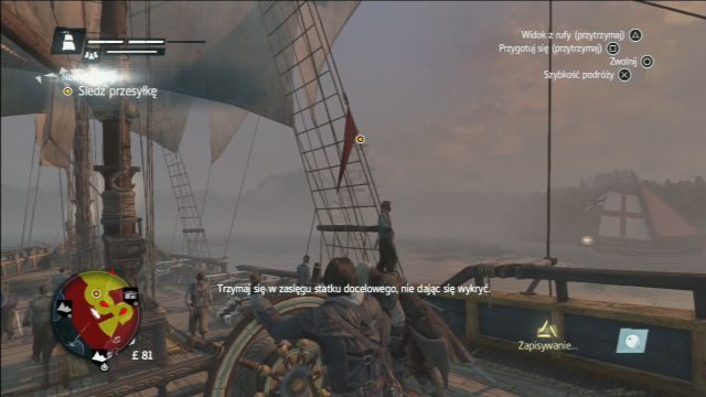 Zacznij misję od zlokalizowania swojego celu. - 04 - Tylko na zaproszenie | Sekwencja 1 | Solucja Assassins Creed Rogue - Assassins Creed: Rogue - poradnik do gry