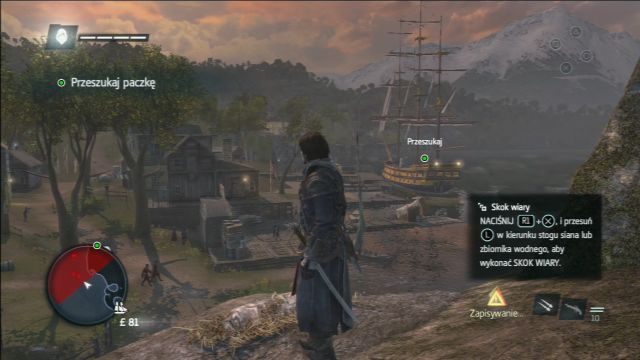 Resztę wędrówki musisz odbyć pieszo. - 04 - Tylko na zaproszenie | Sekwencja 1 | Solucja Assassins Creed Rogue - Assassins Creed: Rogue - poradnik do gry