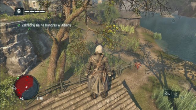 Poczekaj, aż patrol się oddali, a następnie wykończ wrogów przy chacie. - 02 - My, naród | Sekwencja 2 | Solucja Assassins Creed Rogue - Assassins Creed: Rogue - poradnik do gry