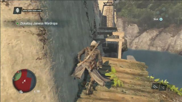 Obejdź fort dookoła, by dostać się do niego niepostrzeżenie. - 02 - My, naród | Sekwencja 2 | Solucja Assassins Creed Rogue - Assassins Creed: Rogue - poradnik do gry