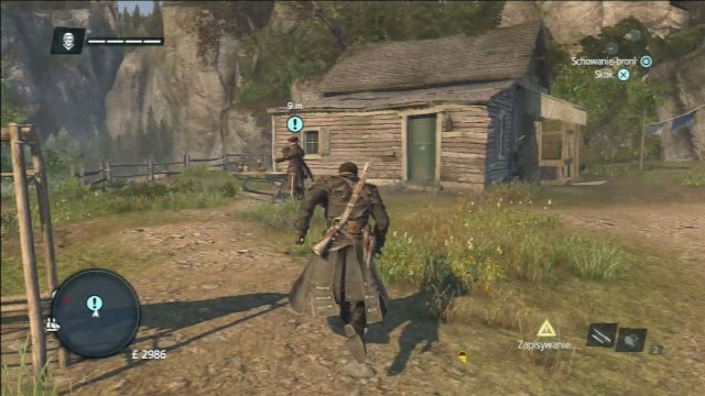 Miejsce rozpoczęcia misji. - 02 - Zbroja i miecz | Sekwencja 4 | Solucja Assassins Creed Rogue - Assassins Creed: Rogue - poradnik do gry