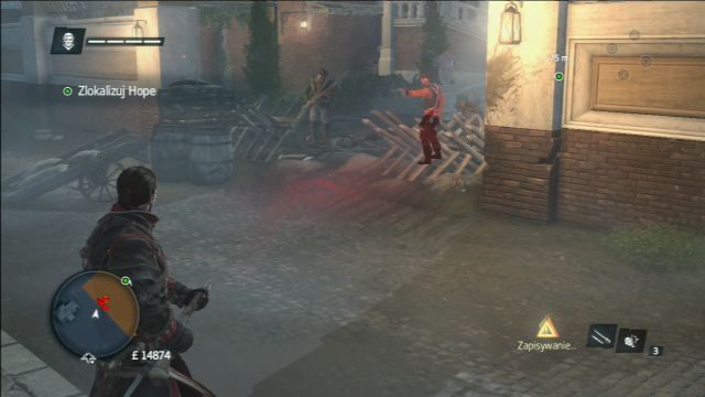 Oczyść przejście wyrzutnią granatów. - 02 - Stalowe pieszczoty | Sekwencja 6 | Solucja Assassins Creed Rogue - Assassins Creed: Rogue - poradnik do gry