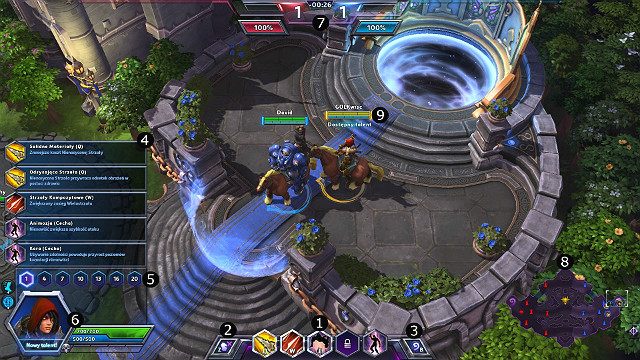 1 - Interfejs gry | Podstawy rozgrywki | Heroes of the Storm - Heroes of the Storm - poradnik do gry