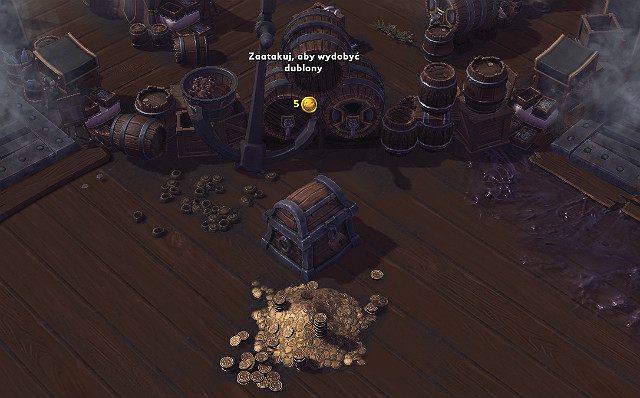 Skrzynie należy atakować, aby wydobyć z niej Dublony - Blackhearts Bay/Zatoka Czarnosercego | Rodzaje i opis map | Heroes of the Storm - Heroes of the Storm - poradnik do gry