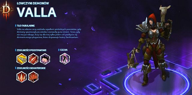 Podstawowe informacje - Valla | Bohaterowie polecani na start | Heroes of the Storm - Heroes of the Storm - poradnik do gry