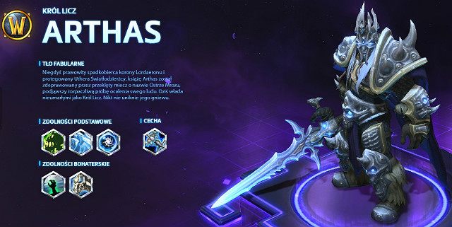 Podstawowe informacje - Arthas | Bohaterowie polecani na start | Heroes of the Storm - Heroes of the Storm - poradnik do gry